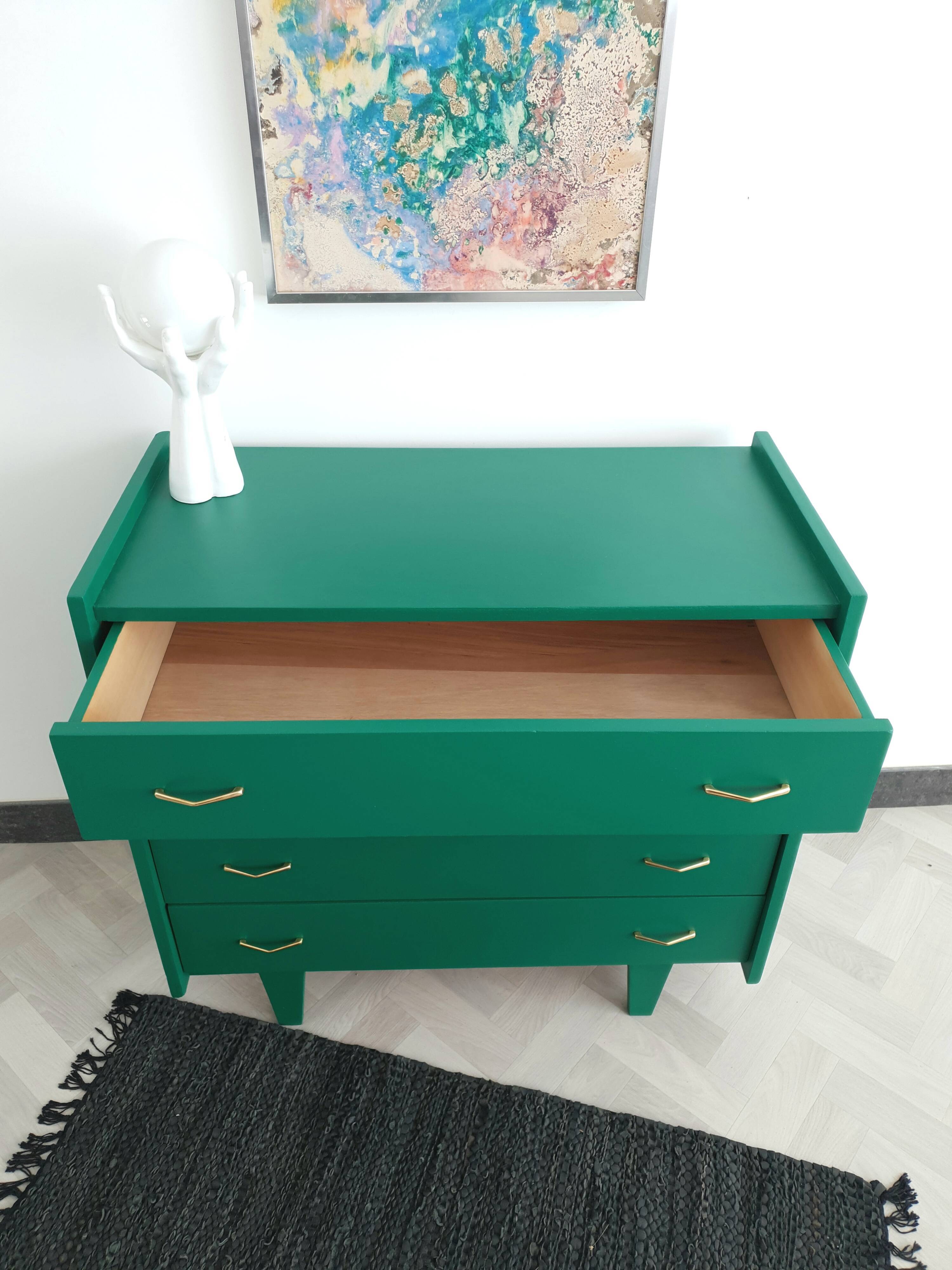 Green dresser