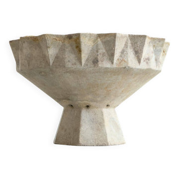 Willy Guhl monumental concrete chalice from the 1960s.