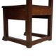 Art Deco High Back chair in oak minimalist design