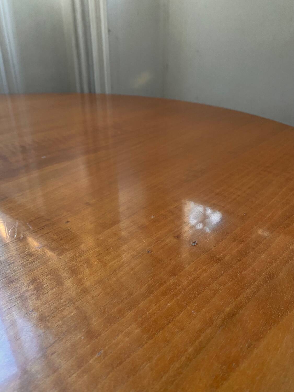 Large round Scandinavian coffee table by Ilse Möbel, vintage 1960s