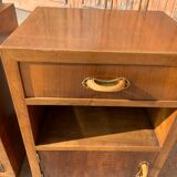 Tables de nuit italiennes Art Déco, années 1930, Set de 2