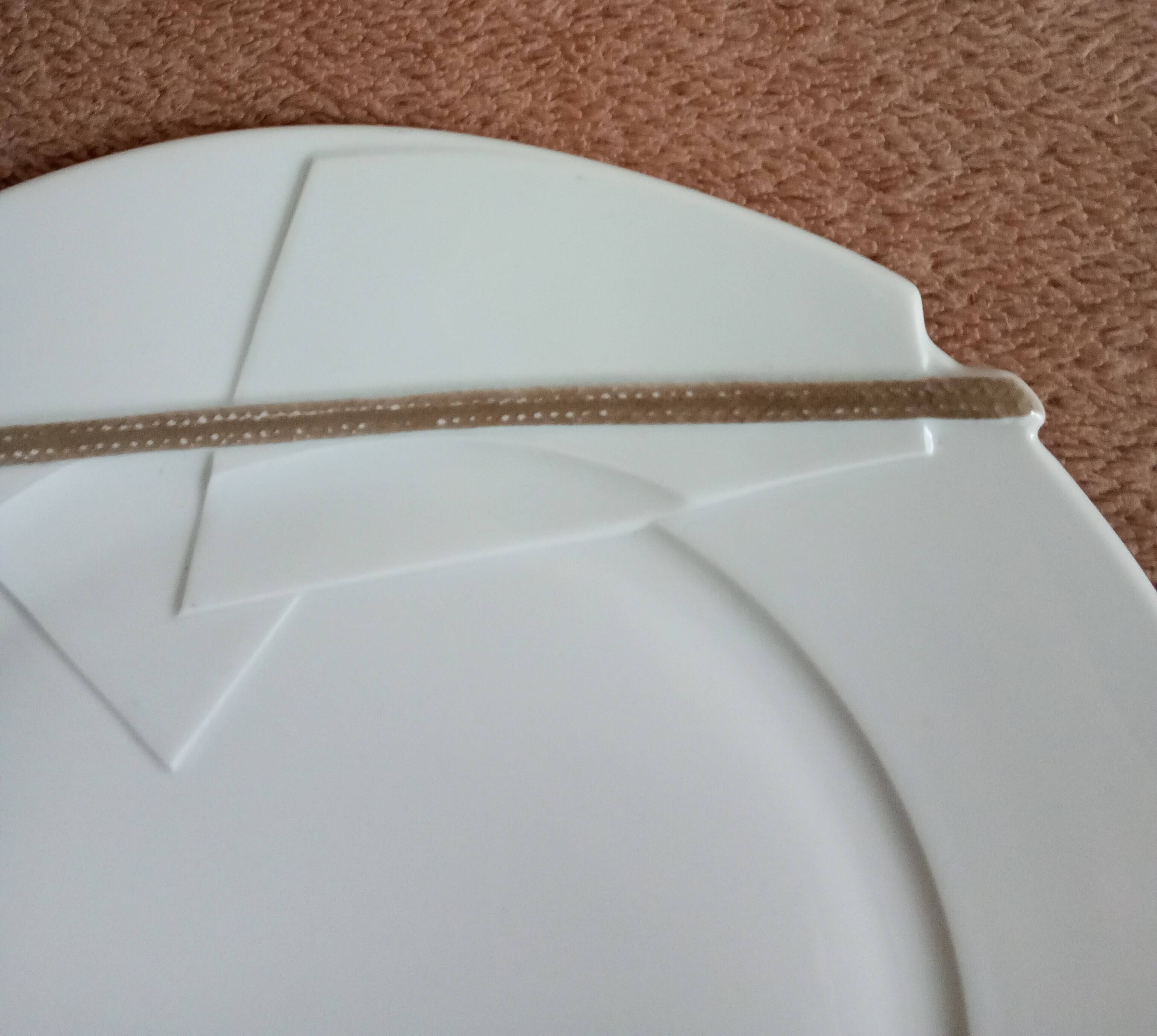 Haviland Limoges trompe-l'oeil plate