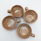 Set of cups and saucers ceramic
