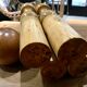 Lot 4 old wooden bowling and their ball