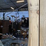 Engraved two-tone panoramic mirror