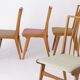 4 vintage dining chairs 1960s
