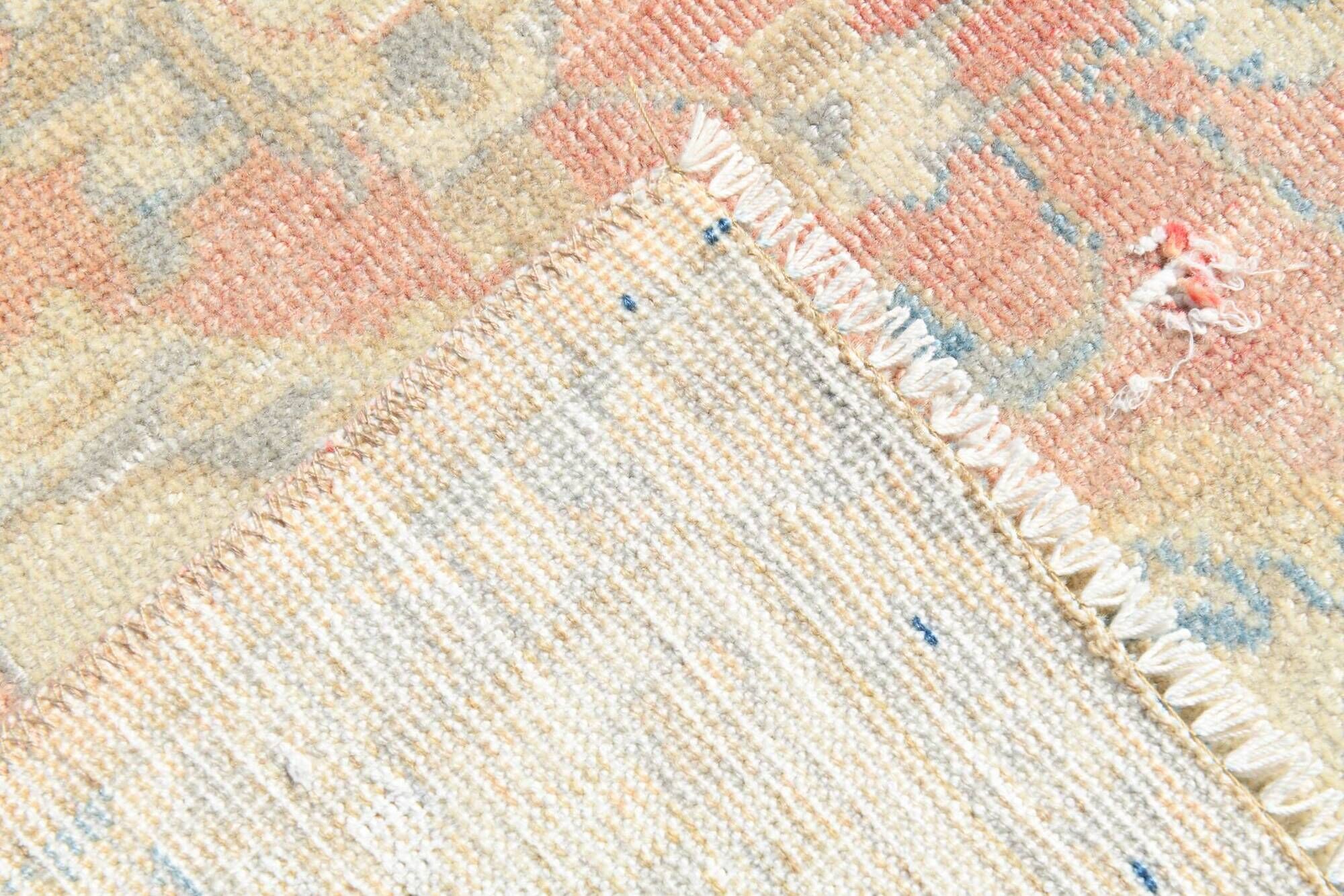 Shades Of Pink Large Vintage Persian Carpet, Hand Knotted Rug, 282x426 Cm