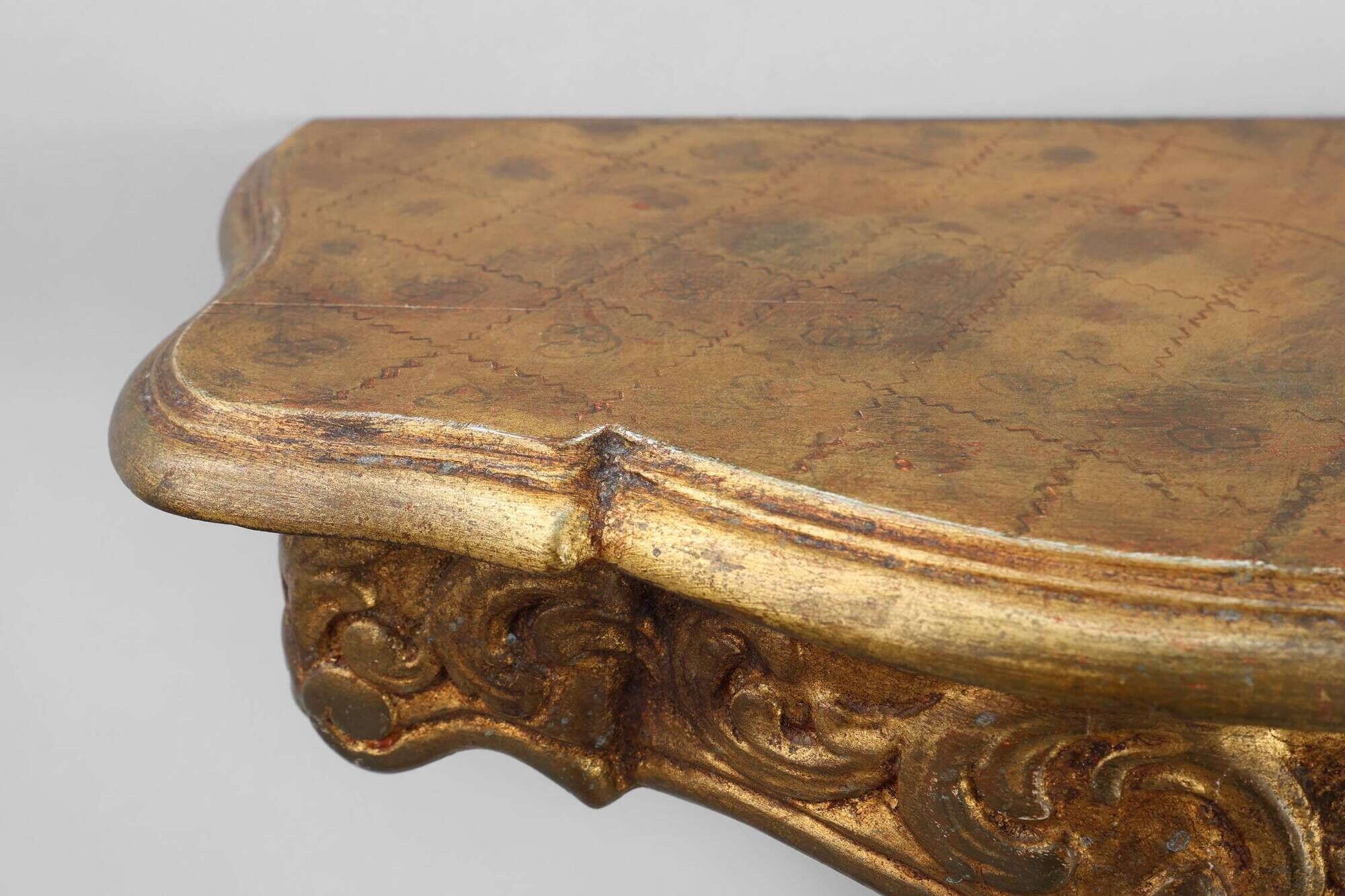 20th century Giltwood Wall Console in Louis XV Style, France