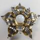 70's Brutalist Brass Wall/Ceiling Light