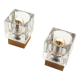 Fantastic set of 2 Sputnik Peill Putzler Wall Sconces