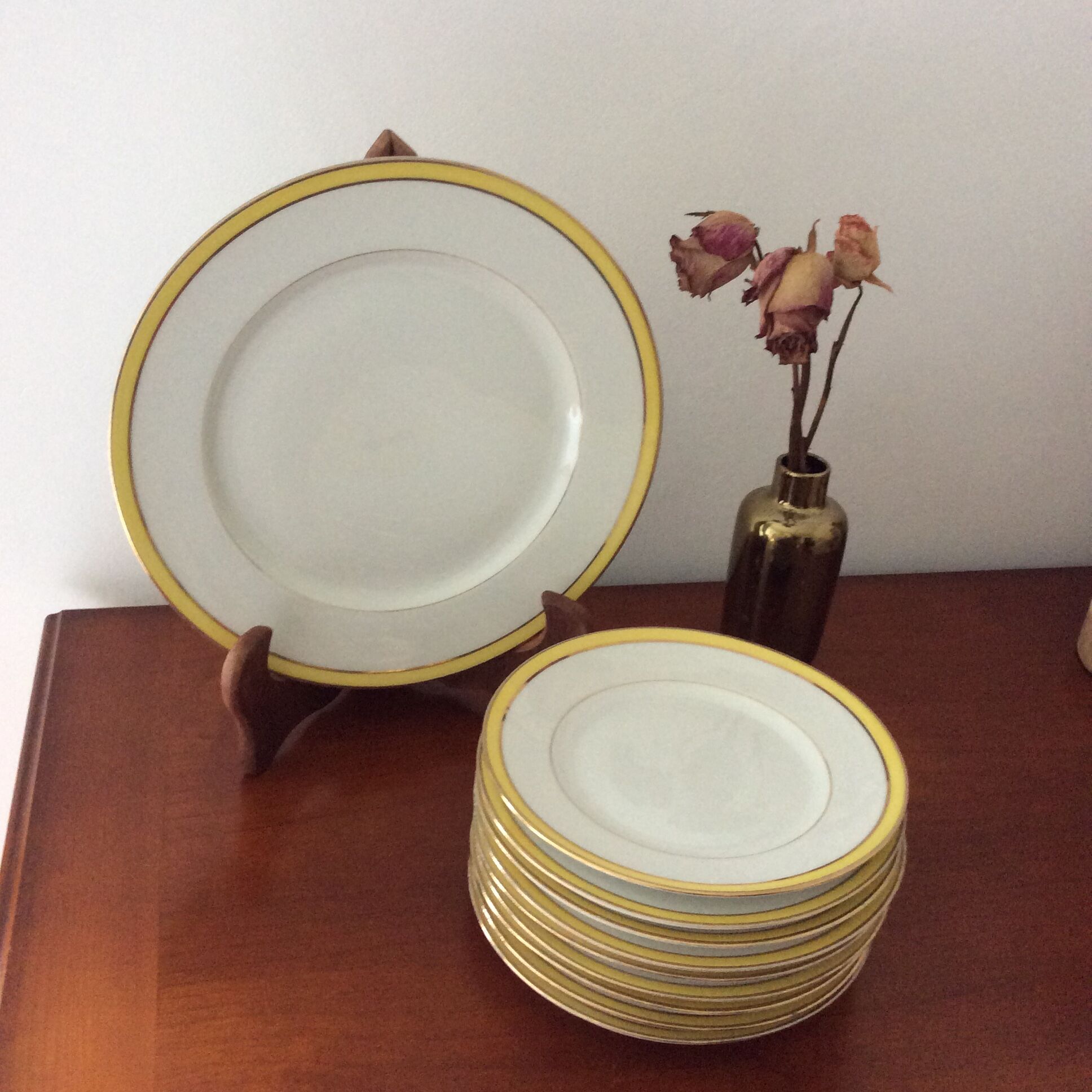 Former porcelain cake set BRP Limoges