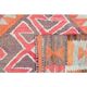 1970s Turkish Oushak Handmade Wool Cotton Pink Runner Rug 98x315