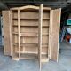 Armoire parisienne art déco bois naturel