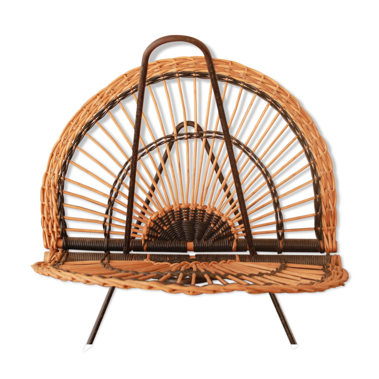 Magazine rack Wicker 1950