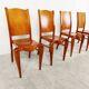 Set of 4 wood dining chairs by Philippe Starck 1989
