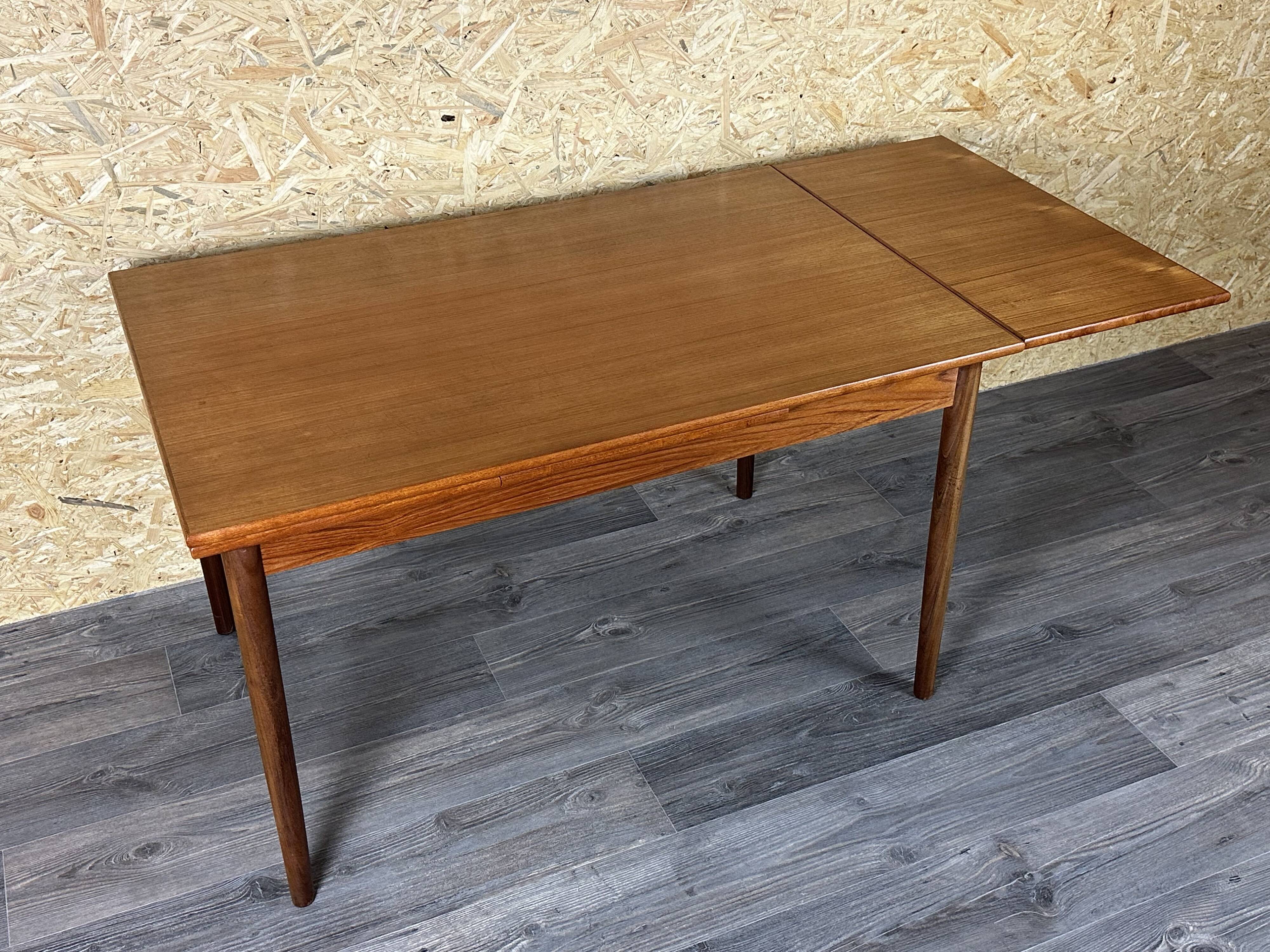 1960s/1970s Teak Dining Table Danish Modern Design Denmark