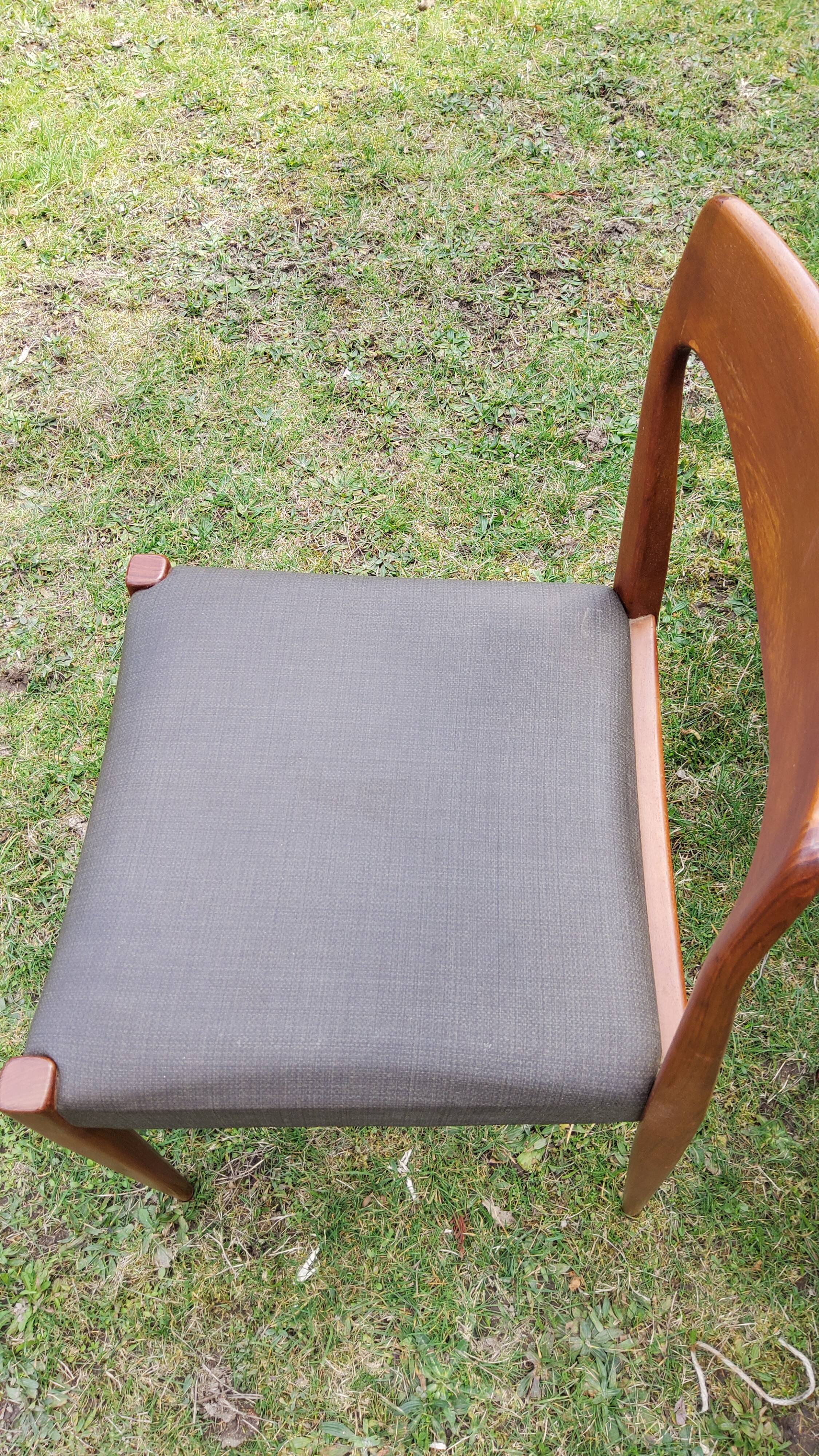 6 Scandinavian teak chairs