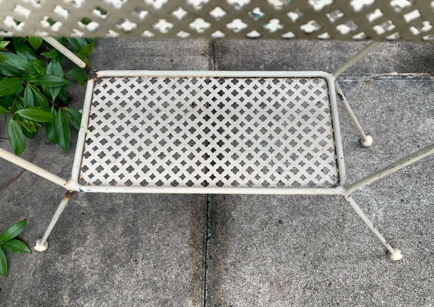 Perforated metal planter