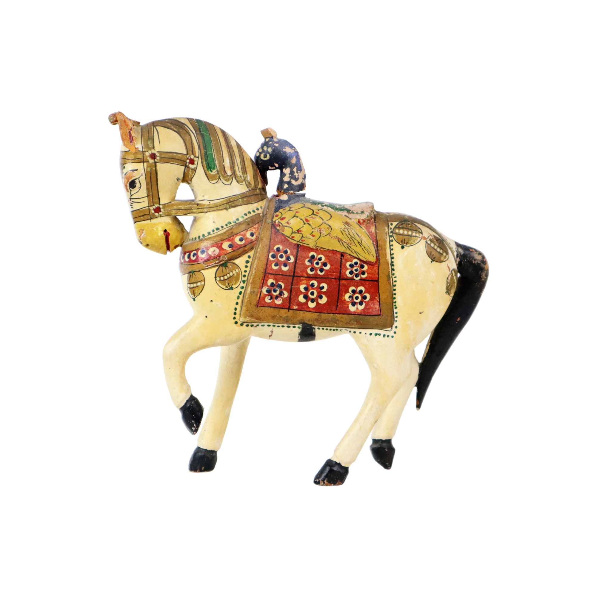 Horse sculpture wedding horse india hand painted 21cm