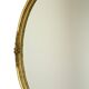 Hollywood Regency Golden Mirror Oval Deknudt Classic
