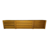 Set of 3 low sideboard consoles