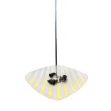 Parasol ceiling lamp in the Brussels style, Napako Czechoslovakia 1960s.