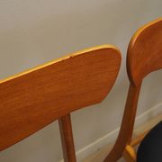 4 chaises danoises, années 1970