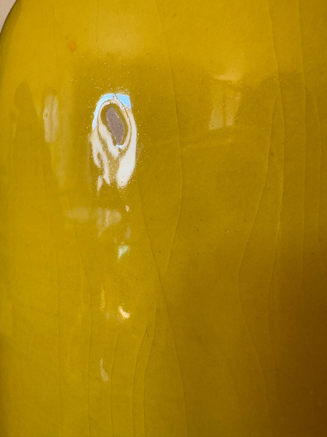 Large yellow vase West Germany 70s