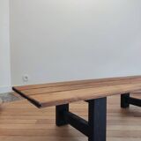 large pine bench - 1950s