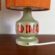 2 vintage ceramic lamps 1970