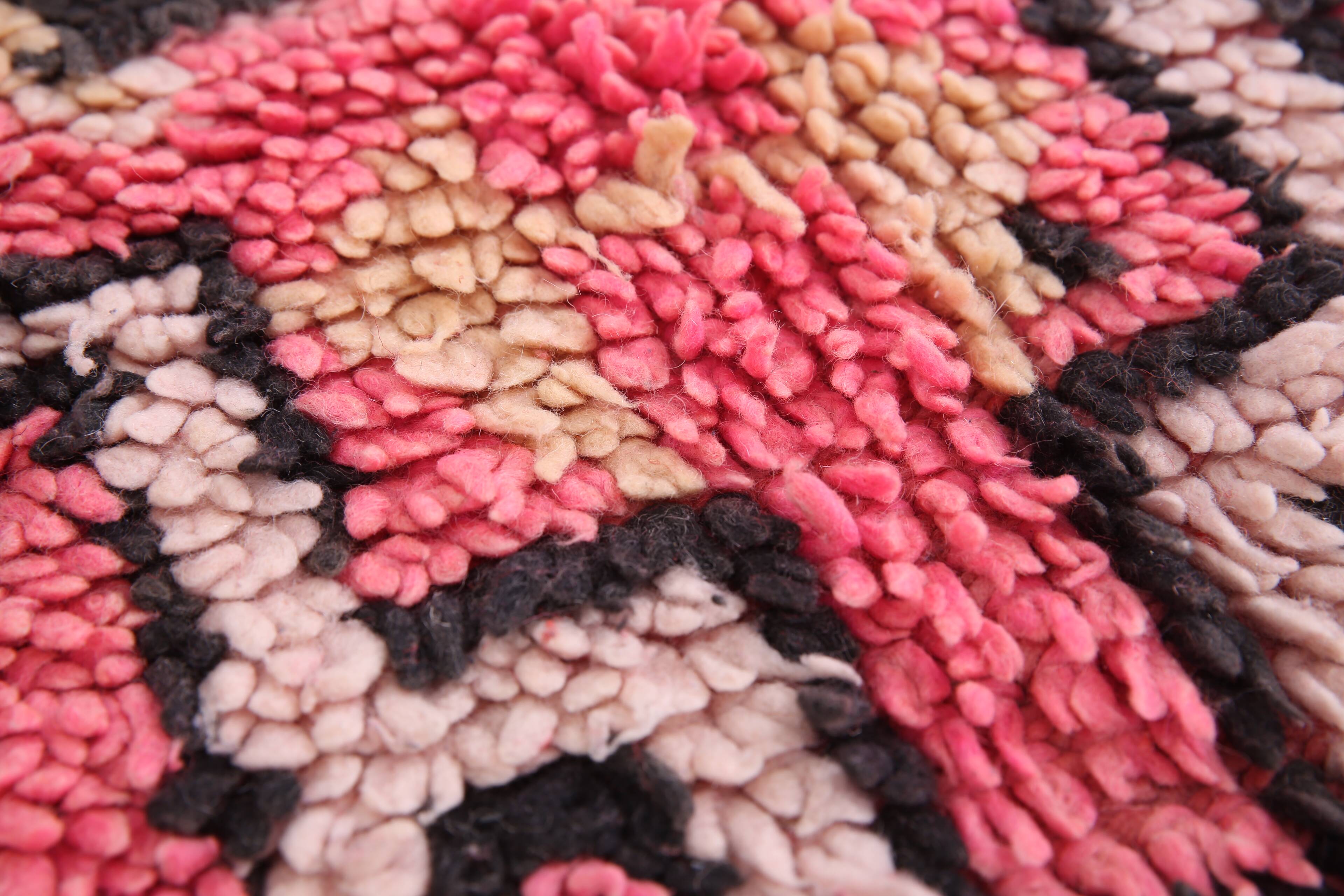 Vintage Handmade Boujaad Rug 156 x 293 cm - Berber rug - Moroccan wool rug