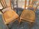 Pair of vintage bistro chairs