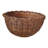 Vintage rattan basket