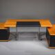 Executive office set from Walter Knoll / Wilhelm Knoll, Germany, 1970s, set of 3