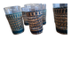 Set of vintage bohemian glasses