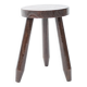 Vintage stool, wooden stool, tripod stool, brutalist, plant stand.