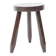 Vintage stool, wooden stool, tripod stool, brutalist, plant stand.