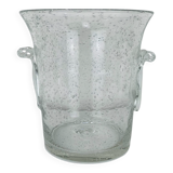 Vintage Biot bubble glass ice bucket