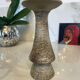 Vallauris candlestick signed 21.5 cm – 1970s brutalist ceramic
