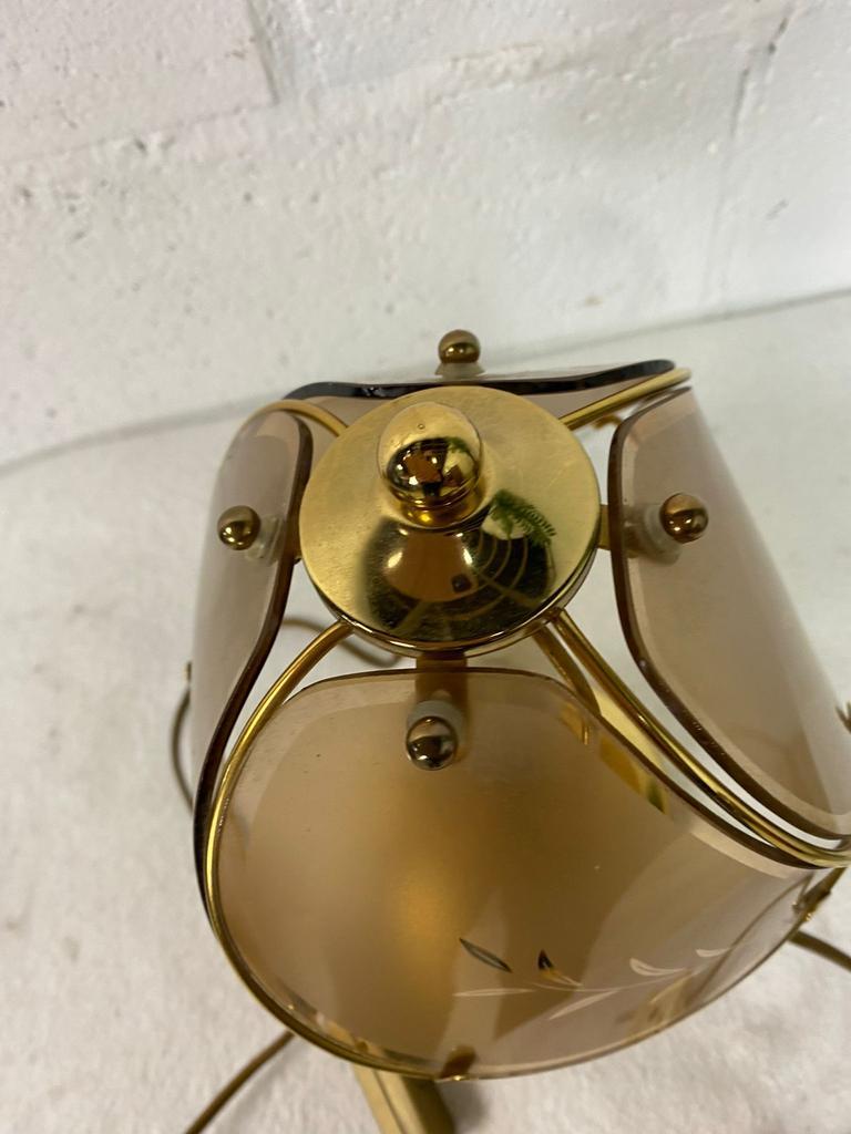 Vintage lamp 'golden' / table lamp / night light