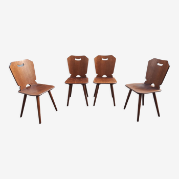 Brutalist bistro chairs