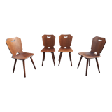 Brutalist bistro chairs