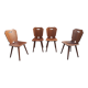 Chaises brutalistes bistrot