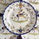 Dessert plates with old Martres Tolesane