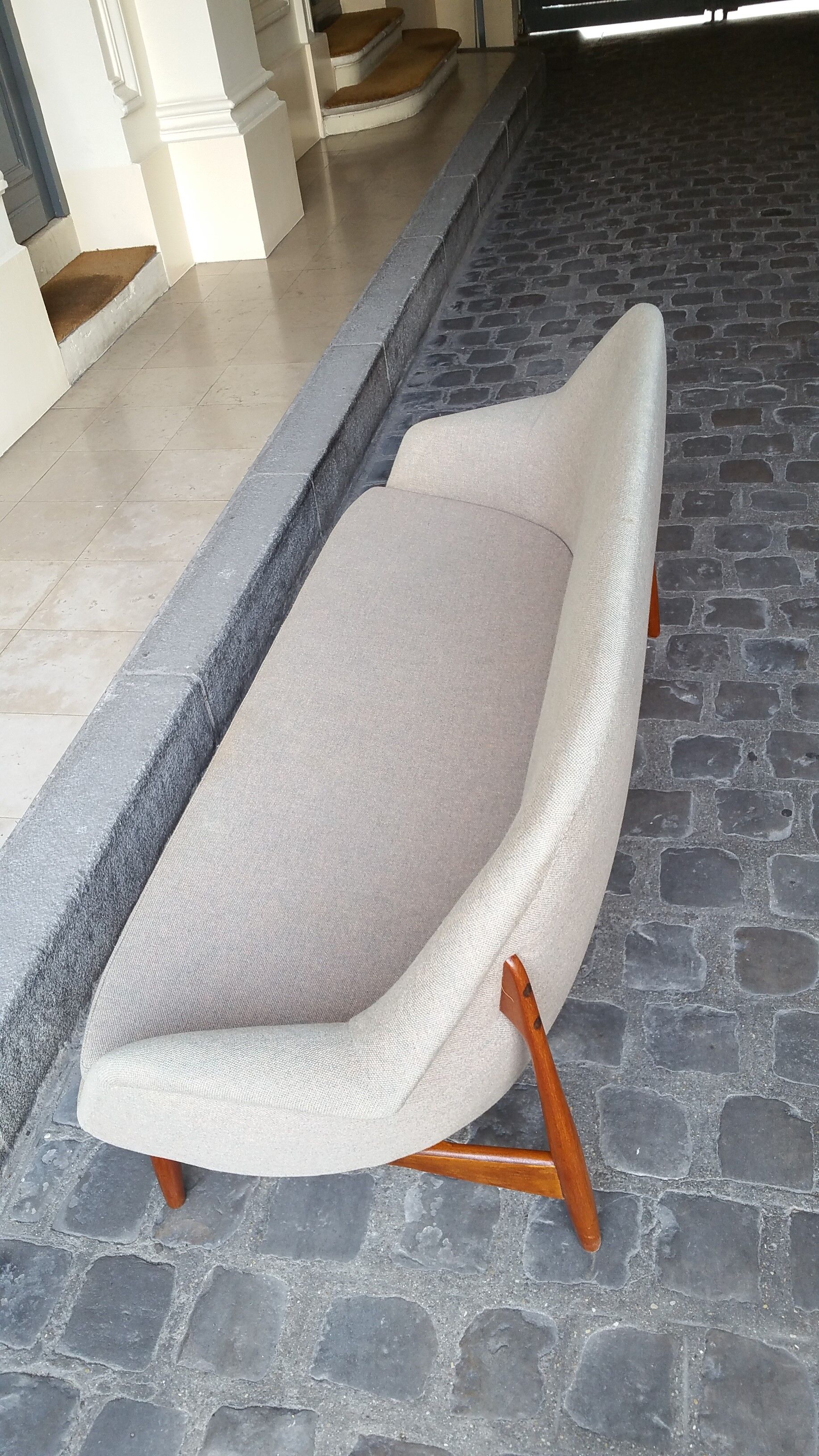 Sofa organic Danish Ib Kofod - Larsen for Carlo Gahrn of 1957