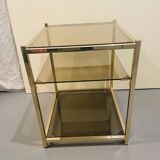 Hollywood Regency coffee table / end table dlg Guy Lefèvre circa 1970