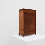 Armoire d'apothicaire en imitation bambou avec miroir et tiroir, France années 1900