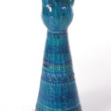 Rimini Blue cat made of ceramics by Aldo Londi,1960