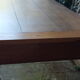 Oak farmhouse table turned legs