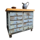 Industrial chest of drawers steel TV sideboard